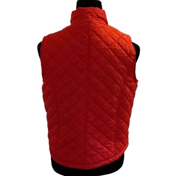 Outer Edge Red Quilted Vest M - Picture 3 of 5